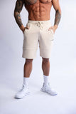 HARD HITTERS SLIM FIT TERRY SHORTS BEIGE X-LARGE V697-SLIM-FIT-TERRY-SHORTS-BEIGE-X-LARGE