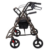 Orthonica Foldable Steel Frame Rollator Walker - Grey FRW-MAS-01L-GY