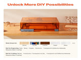 Laser Engraver, 10W, Laser Engraving and Cutting Machine with Enclosure, Laser Cutter Engraver V952-FBSJGDKJ10W3Y5W9M001V3