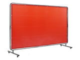 Welding with Frame, 6' x 8' Welding Curtain, Flame-Resistant Vinyl Welding Protection V952-DMSHJPF6X8YCCZQN5V0