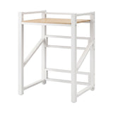 Artiss Over Washing Machine Rack Laundry Shelf Space Saver 75cm White BSR-A-1T-105H-WH