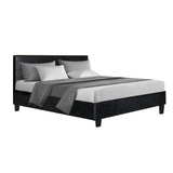 Artiss Bed Frame Double Size Black NEO BFRAME-E-NEO-DOU-BK-AB