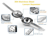 Extra Large Lemon Squeezer, Stainless Steel Lime Squeezer, Premium Heavy Duty Lemon Juicer, V1192-AZ-W-31113