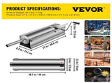 Manual Sausage Stuffer, 7 L / 15 LBS Horizontal Sausage Machine, Dual-Speed Meat Stuffer, Made of V952-GCJSDSPS7L0000001V0