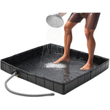 Portable Folding Camping Shower Base for Outdoor Shower Tent, RV, Pet Bath, Compatible with Most V1188-MS-325-1057