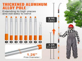 Manual Pole Saw Extendable Tree Pruner 1.4 m-3 m Aluminum Alloy Pole V952-SDGZJLHJZZ3M7QUFHV0
