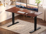 Artiss Electric Standing Desk Height Adjustable Table 120cm Walnut Black HASD-B-S2522R-120-BKWA