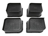 4PCS Bed Risers ABS L Shape Anti Slip Chair Leg Extra Lifts Furniture Riser Stand Blocks for Desk V1294-YM0901-3114230084913
