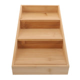 Light Yellow Bamboo Seasoning Organizer 3 Tier for Home Kitchen V1369-AZ3-W-20743