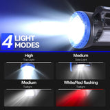 Brillar 300 Lumen USB Rechargeable Multifunction LED Searchlight V915-BR0112