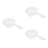3Pcs Transparent Pet Kitchen Water Ladle for Home Use V1369-AZ3-W-17367