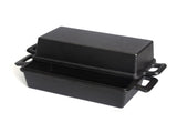 2-in-1 Cast Iron Bread Loaf Pan Tin with Lid Dual Use Baking Dish with Ergonomic Handles, V324-TSD-DULBREPOT