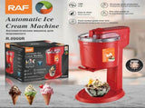 Automatic Ice Cream Maker for Home Use, Compact Countertop Machine for Fresh DIY Desserts, Soft V1341-ZY-7C876YNZ-RED