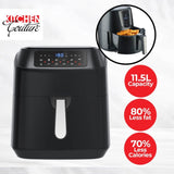 Kitchen Couture Digital 11.5L Air Fryer - Black ABM-10001716