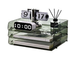 A4 Paper Storage Box Stackable Plastic Large Opening Single Layer Desktop File Organizer for Office V1294-YM0626-3117220312813