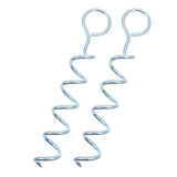 2-Pack Stakes with Ergonomic Grip Handle for Easy Outdoor Ground Setup and Secure Pet Control V1369-AZ3-W-16885