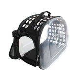Transparent Cat Carrier Portable Cat Carried Bag Foldable Soft-Sided Pet Carriers for Kitten V1369-AZ3-W-02500