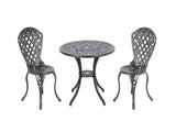 Remy Aluminium 3 Piece Setting V231-CAS-080-3 BLACK