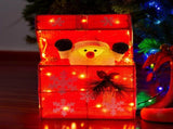 Christabelle Animated Santa Gift Box LED Christmas Tree Decoration Xmas Ornament 112_SHE100