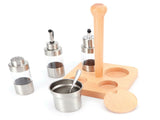 Cruet Condiment Spice Pepper Jar Box Seasoning Storage Container Pot Rack Set Kitchen Cooking V1294-YM0901-3118200170211