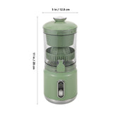 Modern Electric Citrus Juicer, Portable Rechargeable Squeezer with Pulp Control, 600ml Capacity for V1369-AZ3-W-16242
