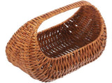 Decorative Hand Woven Coffee PP and Iron Storage Basket with Handle V1192-AZ-W-19140
