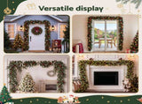 Jingle Jollys Christmas Garland Hook Hanger Wreath Fits 85-125CM Door No Drill XM-F-HOOK-GAR-110-BK