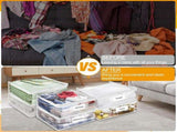 6 Pack Clear Vinyl Zippered Storage Bags for Clothes Sweaters Comforters Blankets Bedding, Durable V1237-ZY00B0DP21TT57