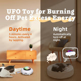 Smart Electric UFO Automatic Cat Toy - Self-Playing Teaser with 5 Rotating Feathers & Intelligent V888-ELOSUNG42779