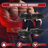 20KG Dumbbell Adjustable Weight Set V63-822451