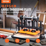 Leather Cutting Machine, 10.2 x 5.9 in Embossing Plate Manual Die Cutter, 0.47 in Pressure Stroke V952-SDSLPGYHJ26XK2HM6V0