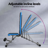 Everfit Weight Bench Adjustable FID Bench Press Home Gym 330kg Capacity FIT-I-BENCH-FID-BL