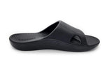 Archline Rebound Orthotic Slides Flip Flop Thongs Slip On Arch Support - Black - Euro 39 V563-AHS00100-39