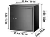 Package Delivery Boxes for Outside 15.4" x 10.6" x 20.5" with Coded Lock V952-BGXDXGKB205INBA5GV0