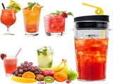 16oz Blender Cup Ninja-Single Serve Cup with Lid and Seal Lid Plastic Juicer Cup Drinking Bottle V1369-AZ3-W-13967