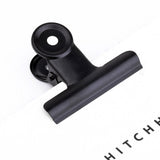 SWETRACE Coating Note Clips Rectangular Document Holding 15Pcs 2In 5*4.7cm Black V1189-LWWAL-20260327-03304