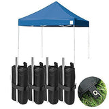 4-Pack Canopy Weights Sand Bags for Canopy Tent, Heavy Duty Weight Bags Sandbag for Pop Up Canopy V1369-AZ3-W-05433
