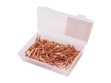 250Pcs Horseshoe Nails Copper Plated Rustproof Equestrian Riding Equipment Pet Supplies 47.5mm E4 V1294-YM0706-3111230194812