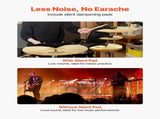 Cymbal Pack, 6 Pieces Cymbals for Drum Set, Alloy Cymbals Drum Set Includes 35.5 cm Hi-Hats, 40 cm V952-CPTZCPTZ5ZXGBITH1001V0