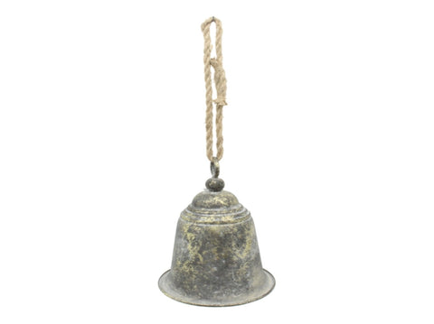 Large Hanging Bell w Rope 28cm V637-19644BEL