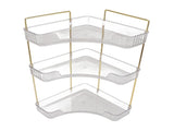 3 Tier Makeup Shelf Organizer Easy Access Aesthetic Corner Bathroom Countertop Organizer for V1294-YM0710-3112230081611