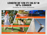 Double Braided Polyester Rope, 12.7 mm x 36.57 m, 48 Strands, 35.58kN Breaking Strength Outdoor V952-HCCLSDL12INCMEGKYV0