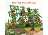 Garden Stakes, 25 Pack, 1800 mm, Plastic Coated Metal Tomato Stakes, Garden Sticks for Plants V952-ZWZCHYZ18M118QM4M001V0