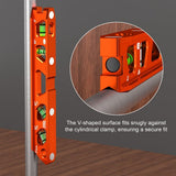 Practical Magnetic Conduits Level 4 Vials V Grooved Design Lightweight Aluminum Alloy Double V1192-AZ-W-23405