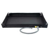 80x80x10CM Black Portable Outdoor Shower Tray & Versatile Collapsible Water Basin - Reinforced V888-ELOSUNG49782