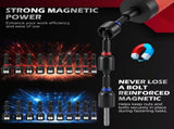 SEDY 64Pcs Torque Screwdriver Set 10-70 in-lb S2 Bits Magnetic Nut Driver Kit V465-84140