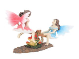 Fairy Statue Ornament Seesaw Figure Resin Realistic Figurine Decoration for Garden Home Living Room V1294-YM0710-3115230104211