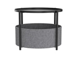 Round Side Table Bedside Storage Basket V63-921051