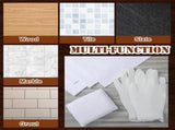 60 Pcs Wood Staining Applicator Kit Include Microfiber Sponge Applicator Pads Cotton Lint Free Cloth V1259-DP01-F-121