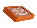 9 Grid Desktop Wooden Storage Box with Clear Lid Multifunctional Vintage Wooden Jewelry Box Display V1294-YM0901-3117240181111